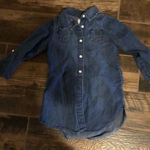 Girls 5T Old Navy Blue Jean Dress